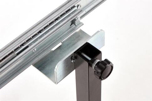 Стол обеденный HALMAR INFERNO дуб натуральный/черный 100-300/100