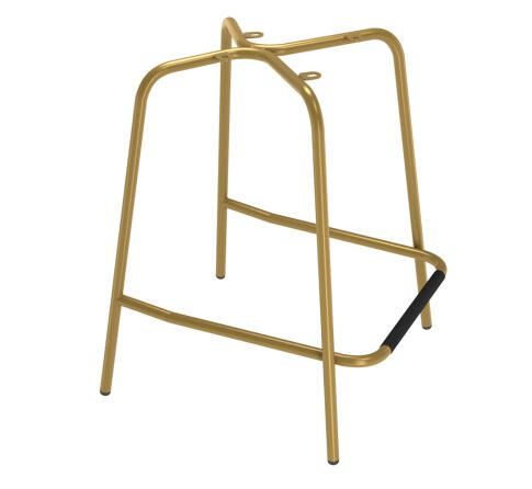 Стул полубарный Sheffilton SHT-ST34-1/S29P-1 латте/золото