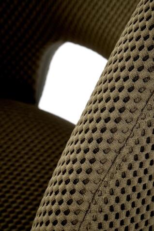 Стул HALMAR K546 оливковый/черный, поворотный