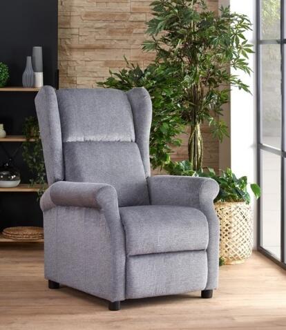 Кресло HALMAR AGUSTIN 2 раскладное, серый