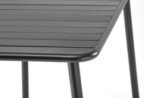 Стол обеденный HALMAR BOSCO черный, 140/70/76