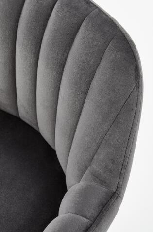 Стул барный HALMAR H93 темно-серый/орех