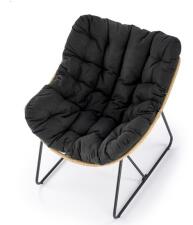 Кресло HALMAR WHISPER черный/натуральный