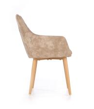 Стул HALMAR K287 бежевый/натуральный
