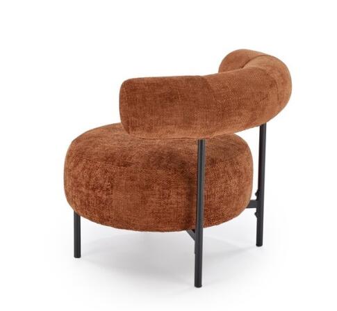 Кресло HALMAR HAZARD корица/черный