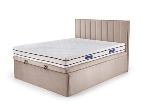 Кровать HALMAR ASENTO светло-бежевый, 160/200