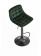 Стул барный HALMAR H95 темно-зеленый/черный