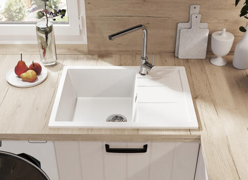Кухонная мойка GRANFEST QUADRO Q-650L иней
