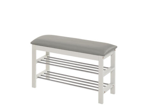 Полка для обуви HALMAR ST-11 серый/белый, 81/31/48 Полка для обуви HALMAR ST-11 серый/белый, 81/31/48