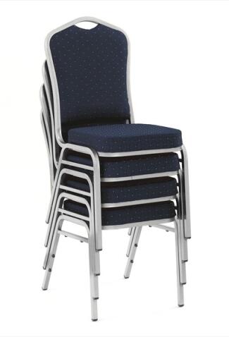 Стул HALMAR K66S голубой/серебристый