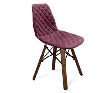 Стул Sheffilton SHT-ST29-C12/S70 ежевичное вино/темный орех/черный