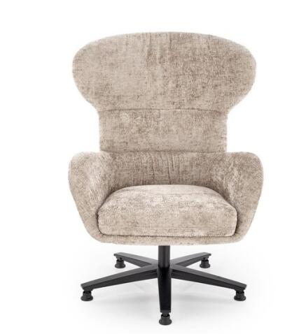 Кресло HALMAR FRANCO бежевый/черный