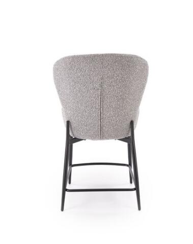Стул барный HALMAR H126 серый/черный