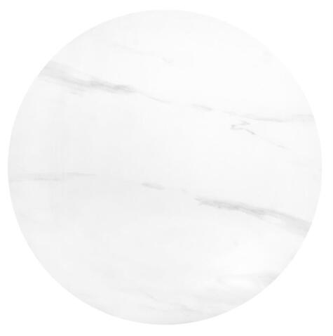 Стол журнальный HALMAR LEILA 2 белый мрамор/черный