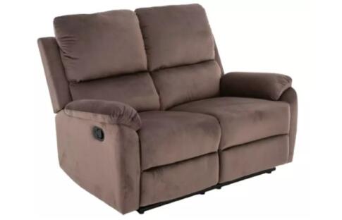 Диван SIGNAL SPENCER 2 Velvet Bluvel 38 раскладной, капучино