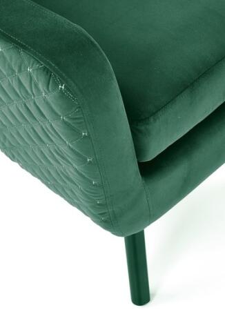 Кресло HALMAR MARVEL темно-зеленый/черный