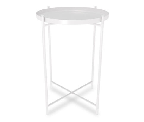 Стол журнальный Sheffilton SHT-CT8 артикул Сж-97 белый муар