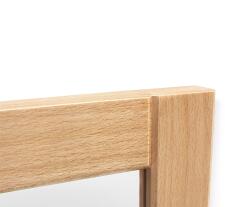 Зеркало с полкой Sheffilton Альберо SHT-М2 артикул 3P-03 прозрачный лак