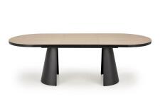 Стол обеденный HALMAR GIACOMO натуральный/черный 180-240/100