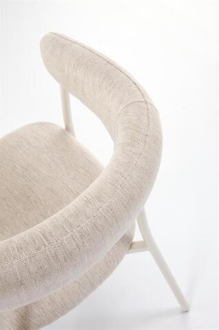 Стул HALMAR K557 бежевый/белый