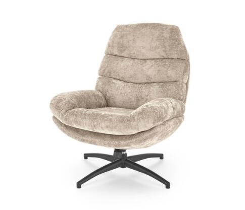 Кресло HALMAR DARIO бежевый/черный