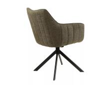 Стул SIGNAL AZALIA Brego 77 оливковый/черный, поворотный