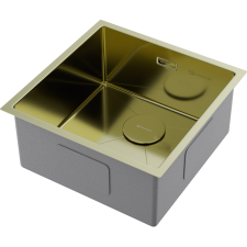 Кухонная мойка из нержавейки Omoikiri Taki 44-U/IF-LG светлое золото