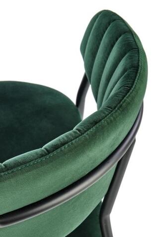 Стул HALMAR K426 темно-зеленый/черный