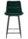 Стул барный SIGNAL CHIC H-2 Velvet Bluvel 78 зеленый/черный