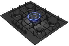 Варочная панель газовая MEFERI MGH705BK POWER
