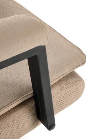 Кресло компьютерное HALMAR ADRIANO 2 бежевый/черный