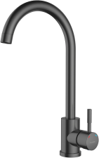 Смеситель для кухни GRANFEST QUARZ Z-5410 PVD графит