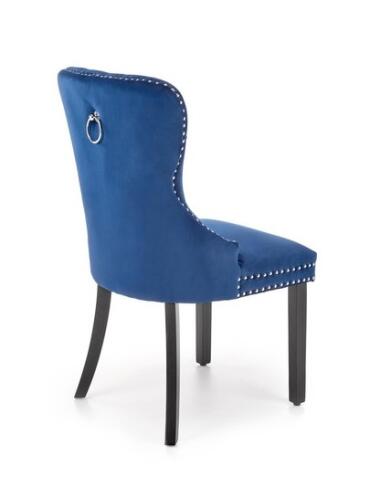 Стул HALMAR MIYA темно-синий/черный