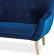Диван SIGNAL NORDIC 2 Velvet Bluvel 86 темно-синий/бук