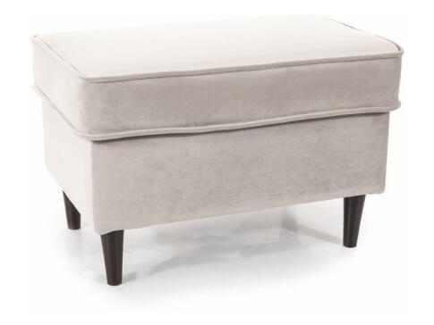 Пуф SIGNAL RON Velvet Bluvel 03 светло-серый/венге (P) Пуф SIGNAL RON Velvet Bluvel 03 светло-серый/венге (P)