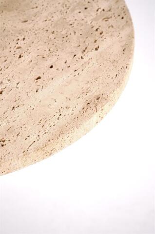 Стол журнальный HALMAR TRAVERSO S травертин/белый