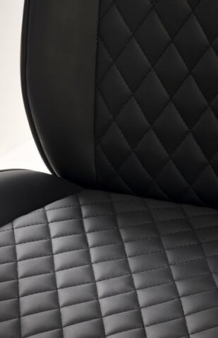 Кресло компьютерное HALMAR TIMBER черный/орех