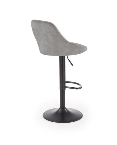 Стул барный HALMAR H101 серый/черный
