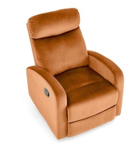 Кресло HALMAR WONDER раскладное, корица