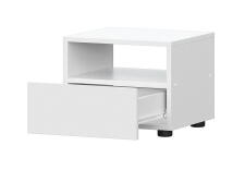 Тумба прикроватная NN Мебель (МС Токио) Белый текстурный