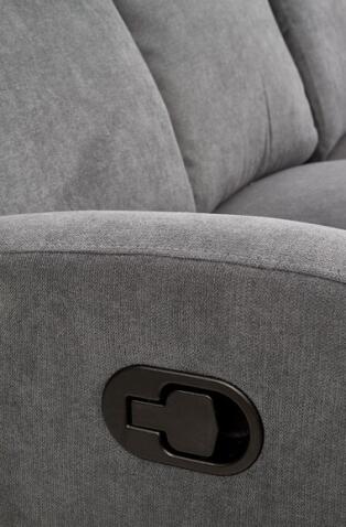 Диван HALMAR OSLO 3S раскладной, темно-серый