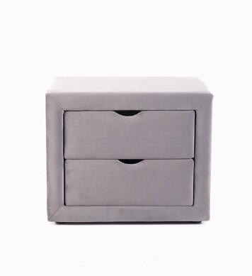 Тумба прикроватная SIGNAL ET-002 Velvet Bluvel 14 серый