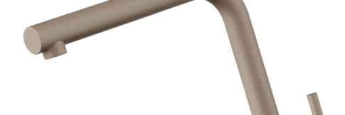 Смеситель для кухни Omoikiri Nakagawa P SA бежевый