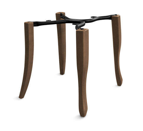 Стул Sheffilton SHT-ST35/S122 латте/темный орех/черный муар