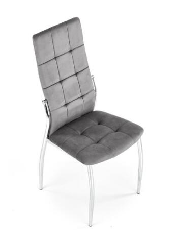 Стул HALMAR K416 серый/хром