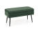 Скамья HALMAR VELVA темно-зеленый/черный