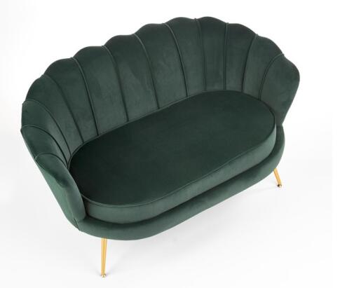 Софа HALMAR AMORINITO XL темно-зеленый/золотой