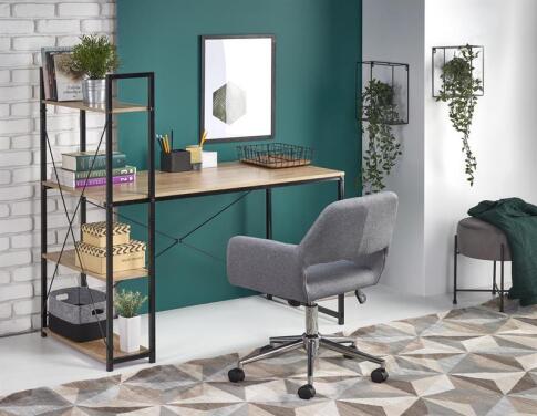 Стол компьютерный HALMAR NARVIK B1 дуб сонома/черный