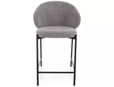 Стул барный SIGNAL KIOTO H-2 t.254 серый/черный