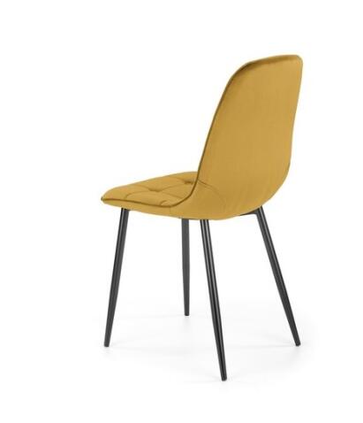 Стул HALMAR K417 горчичный/черный